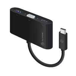 ALOGIC MultiPort Adapter with VGA/USB 3.0/USB-C 60 W, MP-UCVGCHG2-18