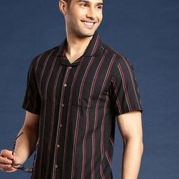 Taavi Opaque Striped Pure Cotton Woven Legacy Casual Shirt-image-46