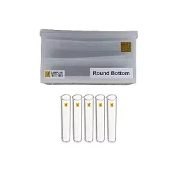 Lab Junction 3.5 ml Clear Test Tube for Photo Colorimeter with Round Bottom Stand Pack of 5 Pcs-13