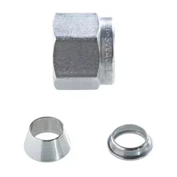 MMT Nut and Ferrule Set Stainless Steel 12.7 mm (1/2 inch)-14