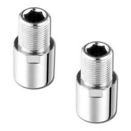 GENERIC Tap Extension Brass Silver, FG2409 (Pack of 2)-image-9