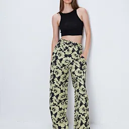 COVER STORY Women Floral Printed Trousers-image-58