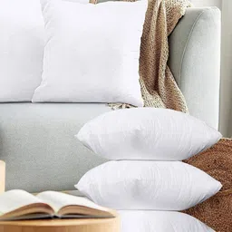LUXEHOME INTERNATIONAL Set Of 5 White Pre-FilledCushion-image-16
