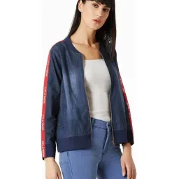 Miss Chase Navy Printed Jacket-picture-18