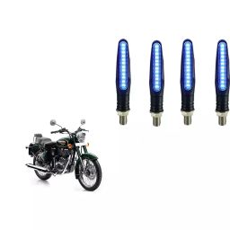 Cartronics Pencil Type Blue LED Indicator for Royal Enfield Bullet 500(Pack of 4 Pcs)-47