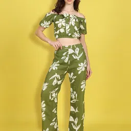 Cutiekins Girls Printed Top With Palazzos Clothing Set-image-19