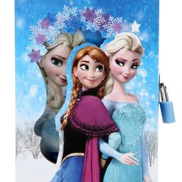Asera Girl's Fairy Tale Diary With Lock Case Blue - 38 Pages-12