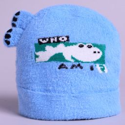 M'andy Woollen Animal Designed Cap - Blue-image-73