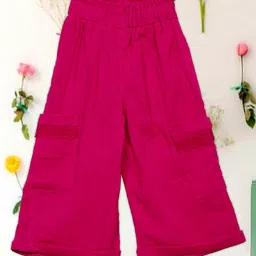 Saka Designs By Sapna Floral Embroidered Pant - Pink-picture-28