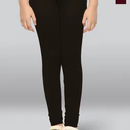 LYRA Girls Pack Of 2 Cotton Ankle-Length Leggings-image-47