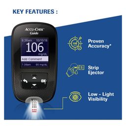 ACCU-CHEK Guide Meter (Bluetooth) with 10 Strips + ACCU-CHEK Guide 50 Strips image 3