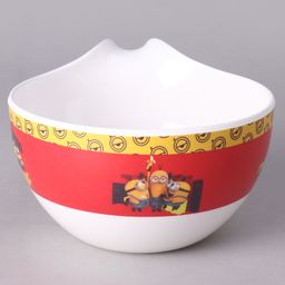 Servewell Minions Theme Maggie Bowl With Handle And Spoon Fork - Multicolour image 4