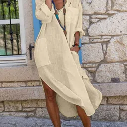 all about you Shirt Midi Dress-image-27