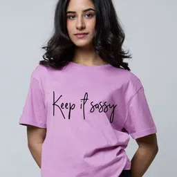 LoveDky Women Typography Printed T-shirt-picture-32