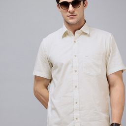ColorPlus Geometric Printed Pure Cotton Casual Shirt-picture-28