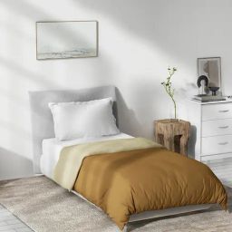 DDECOR Live beautiful Orange Cotton Single Bed Quilt-9