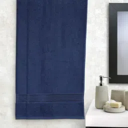 Bianca D'ross Navy 380 GSM Bath Towels - Set of 2-23