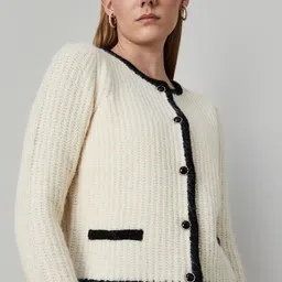 CODE by Lifestyle Women Cable Knit Cardigan-image-3