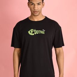 Bene Kleed Men Graphic Printed Round Neck Cotton Oversized T-shirt-image-81