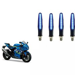 Cartronics Pencil Type Blue LED Indicator for Suzuki GSX R1000 (Pack of 4 Pcs)-47