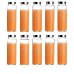 SOMIL Set Of 10 Glass Water Bottle-image-38