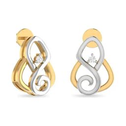 PC Jeweller Aveekshith 18k Gold Earrings for Women-image-70