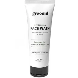Groomd Face Wash with Aloe Vera, Tea Tree & Neem - Removes Dirt, Excess Oil & Dead Cells  (100 ml)-10