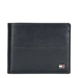 Tommy Hilfiger Navy Casual Leather Bi-Fold Wallet for Men-image-85