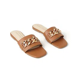 CHAAL CHALAN Women Embellished Open Toe Flats with Embroidered-image-46