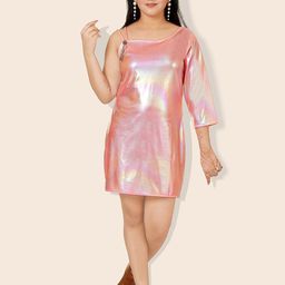 Billion Girls Asymmetric Neck A-Line Dress-79