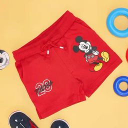 Pantaloons Baby Kids Chinese Red Cotton Printed Shorts-image-13