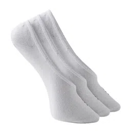 United Colors of Benetton White Regular Fit Solid Socks - Pack Of 3-image-60