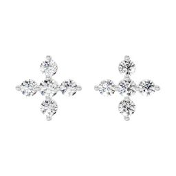 Sparkles 14k (585) Rose Gold Lab Grown Diamond Earrings-picture-8