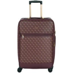 Guess Pinot Noir 8 wheels Medium Soft Cabin Trolley Bag-image-2