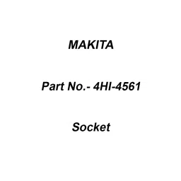 Makita Socket Size 43 mm for 4HUB, Part No 4HI-4561-12