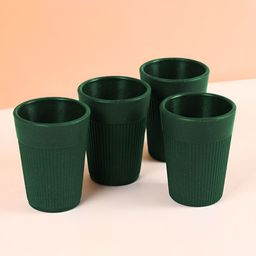 eha Brown Set Of 4 Textured Matte Chai Cups-image-9