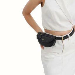 Hidesign Akasaka 05 Small Womens Crossbody/Belt Bag - Black-image-5
