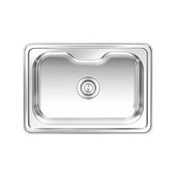 Nirali BG Kitchen Sink D'signo Series 625x445 mm (24½x17½ inch) Satin Finish Stainless Steel, Eureka Deluxe Small-image-55