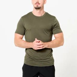 DOMYOS By Decathlon Men Khaki Regular Fit T-Shirt-8