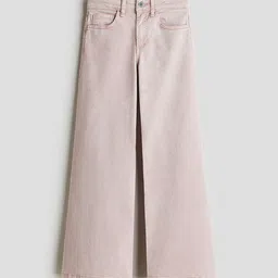 H&M Girls Wide Leg Twill Trousers-picture-10
