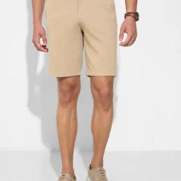 Peregrine By Pantaloons Beige Regular Fit Shorts-picture-27