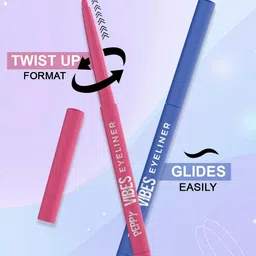 GLAM21 Set Of 2 Peppy Vibes Matte Eyeliner- Midnight & Non-Clumping Mascara - 10 ml- Black image 5