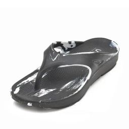Doubleu Men's Soft Doctor Anti-Skid Black Flip Flops-image-61