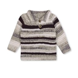 Muskan Unisex Kids Grey Printed Woollen Shirt Collar Long Sleeves Sweater Vest-image-84