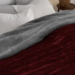HOMADORN Maroon & Grey Mild Winter 500 GSM Double Bed Dohar-image-54