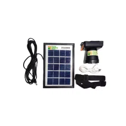 Solar Universe India Solar Powered Head Lamp with Lithium Battery & External Solar Panel-400M Focus-image-84