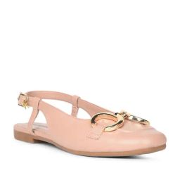 Bata Women's Beige Back Strap Sandals-image-43