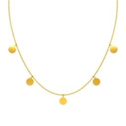 Kisna Diamond & Gold Jewellery 18k Chinayi Pure Gold Necklace for Women-picture-22