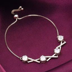 GIVA 925 Silver Zircon Excess Bracelet for Women & Girls-image-14