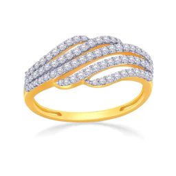 Malabar Gold and Diamonds 18k Yellow Diamond Ring for Women-image-41